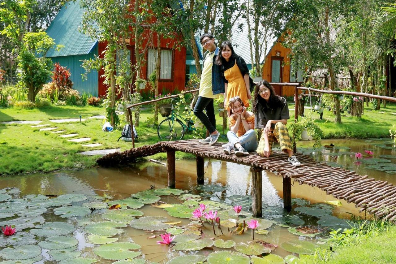 Khu Du Lich Sinh Thai Hoang Hao Otel Vĩnh Long Dış mekan fotoğraf